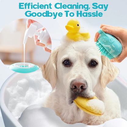 Oraventra 2-in-1 Soft Silicone Pet Bath & Massage Brush🐾✨