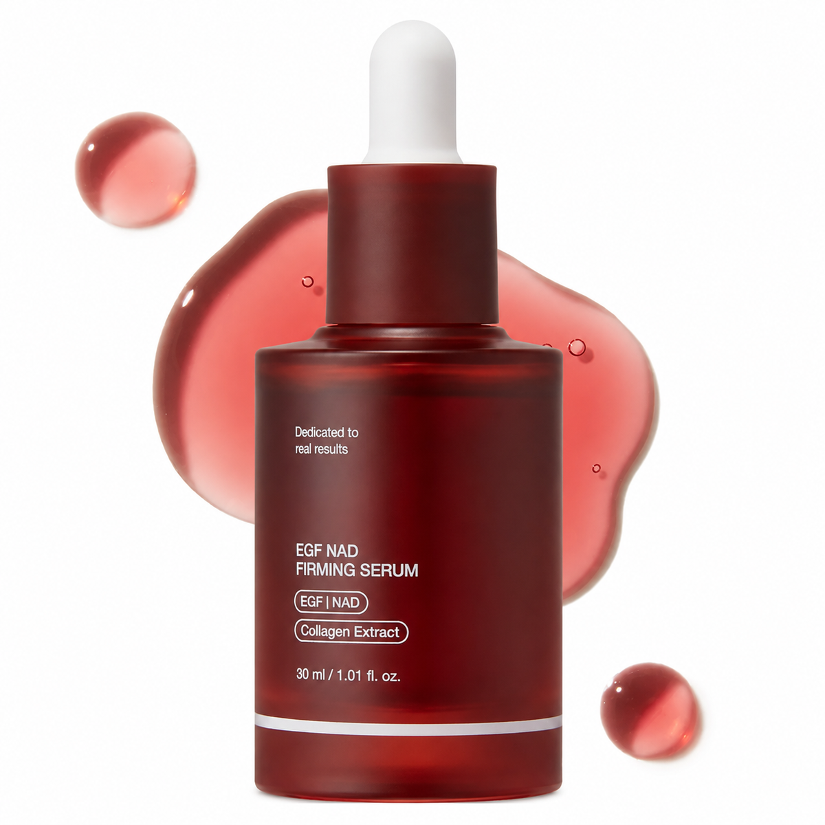 NAD+ EGF Firming Serum | NAD+, EGF, Collagen Extract, Anti-aging, Plumping, Radiance Boosting Serum | Cares for Look of Fine Lines, Skin Elasticity & Firmness