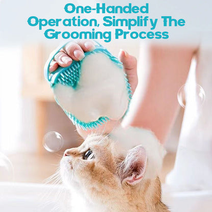 Oraventra 2-in-1 Soft Silicone Pet Bath & Massage Brush🐾✨