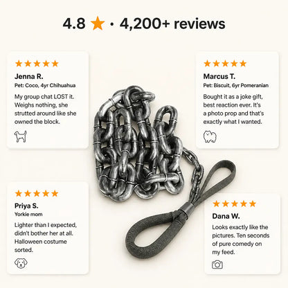 FauxChain - Featherlight Dog Leash